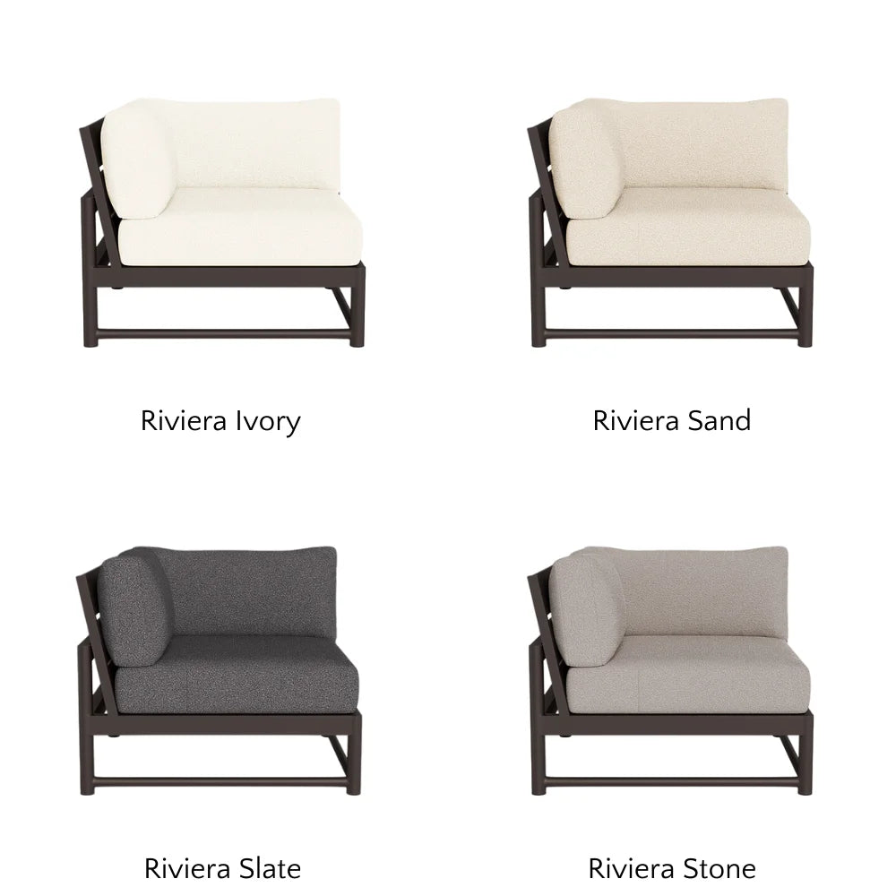 Breeze XL Outdoor Corner Sectional Sofa - Waterproof Patio Furniture Set with Cushions for Backyard, Poolside & Garden Relaxation