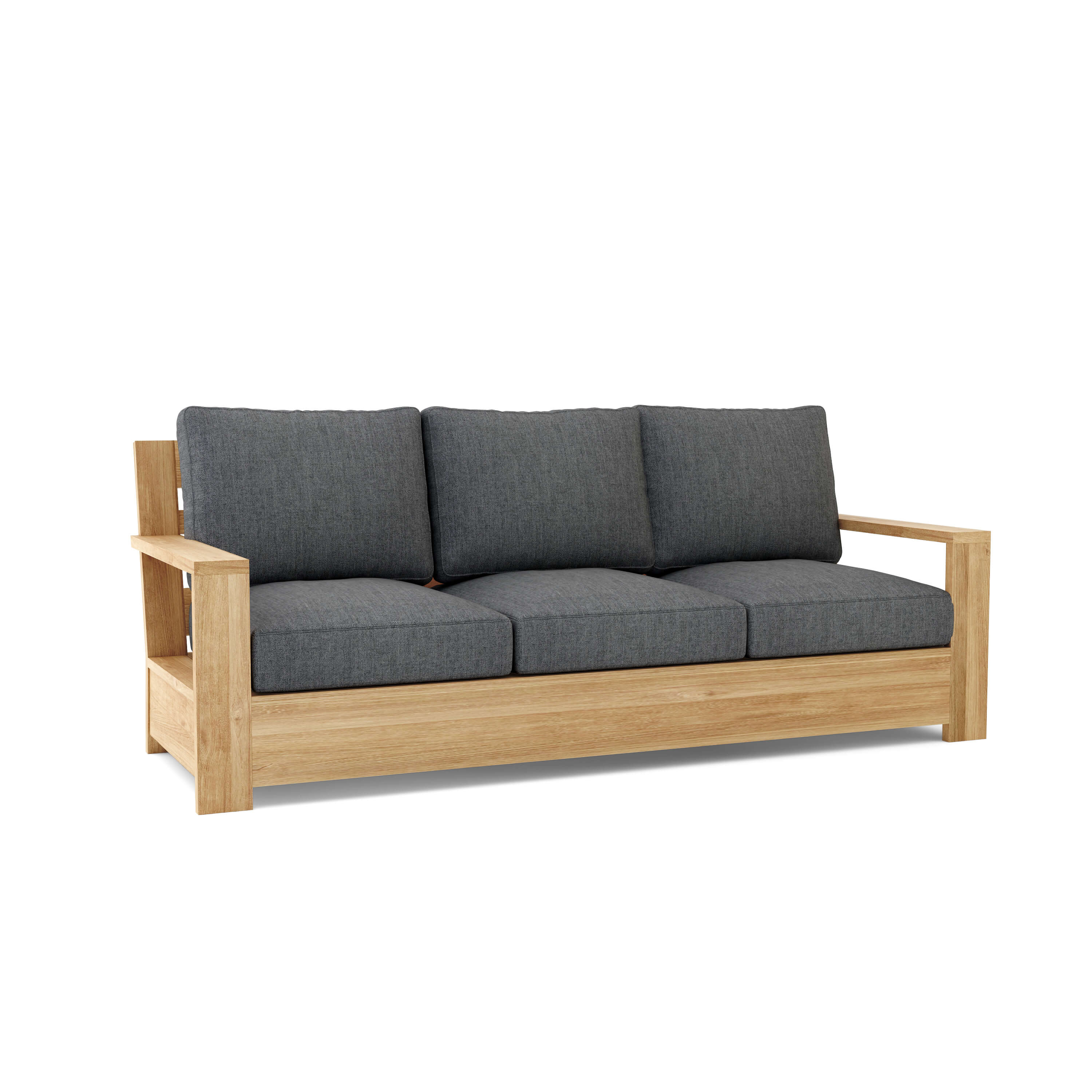Madera Deep Seating Sofa - Premium Outdoor Patio Furniture Set with Weather-Resistant Cushions - Perfect for Backyard, Poolside & Garden Relaxation