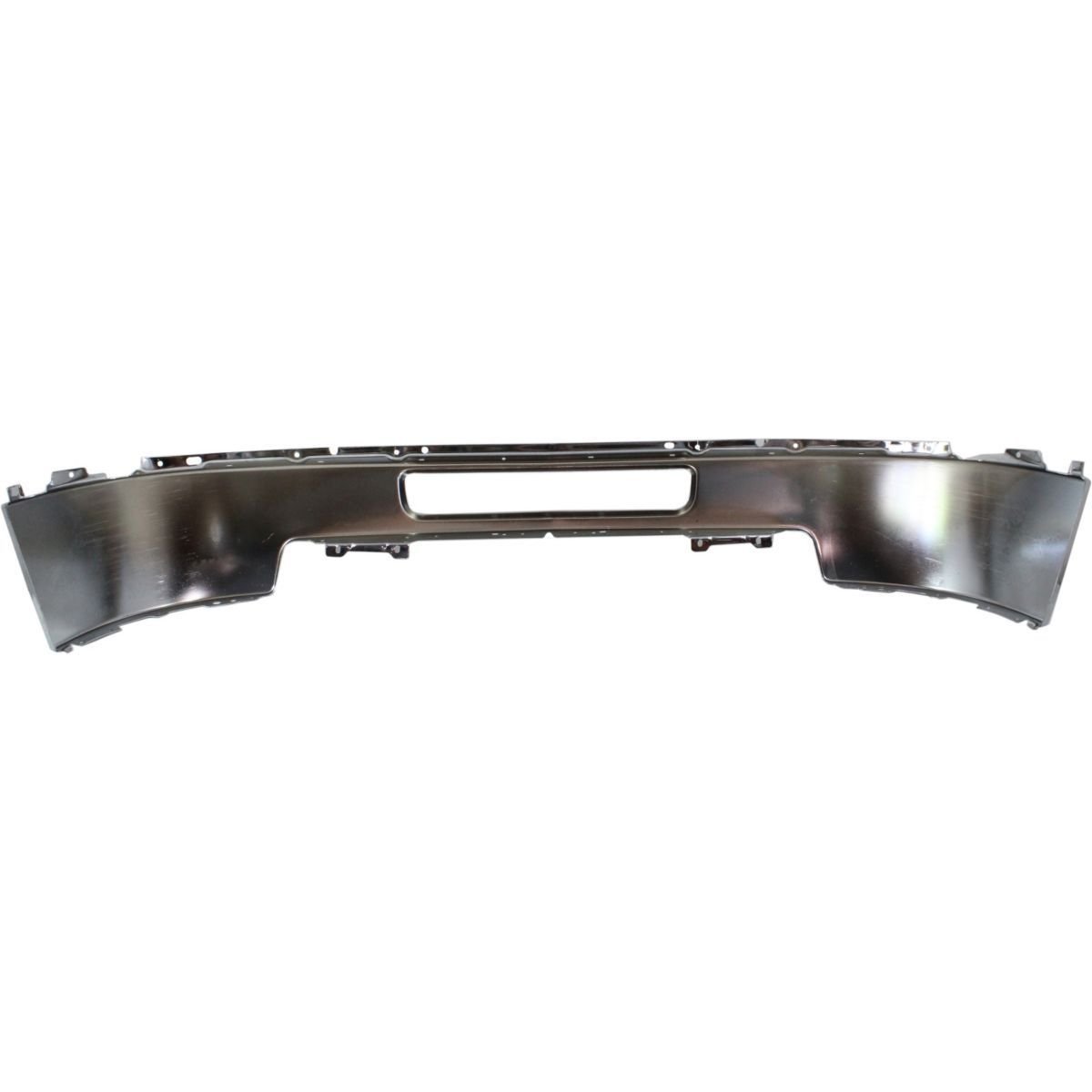 CPP NSF Chrome Steel Front Bumper for 2011-2014 Chevy Silverado 1500 Without Fog Lights | GM1002838 | Durable Replacement for Off-Road & Truck Upgrades