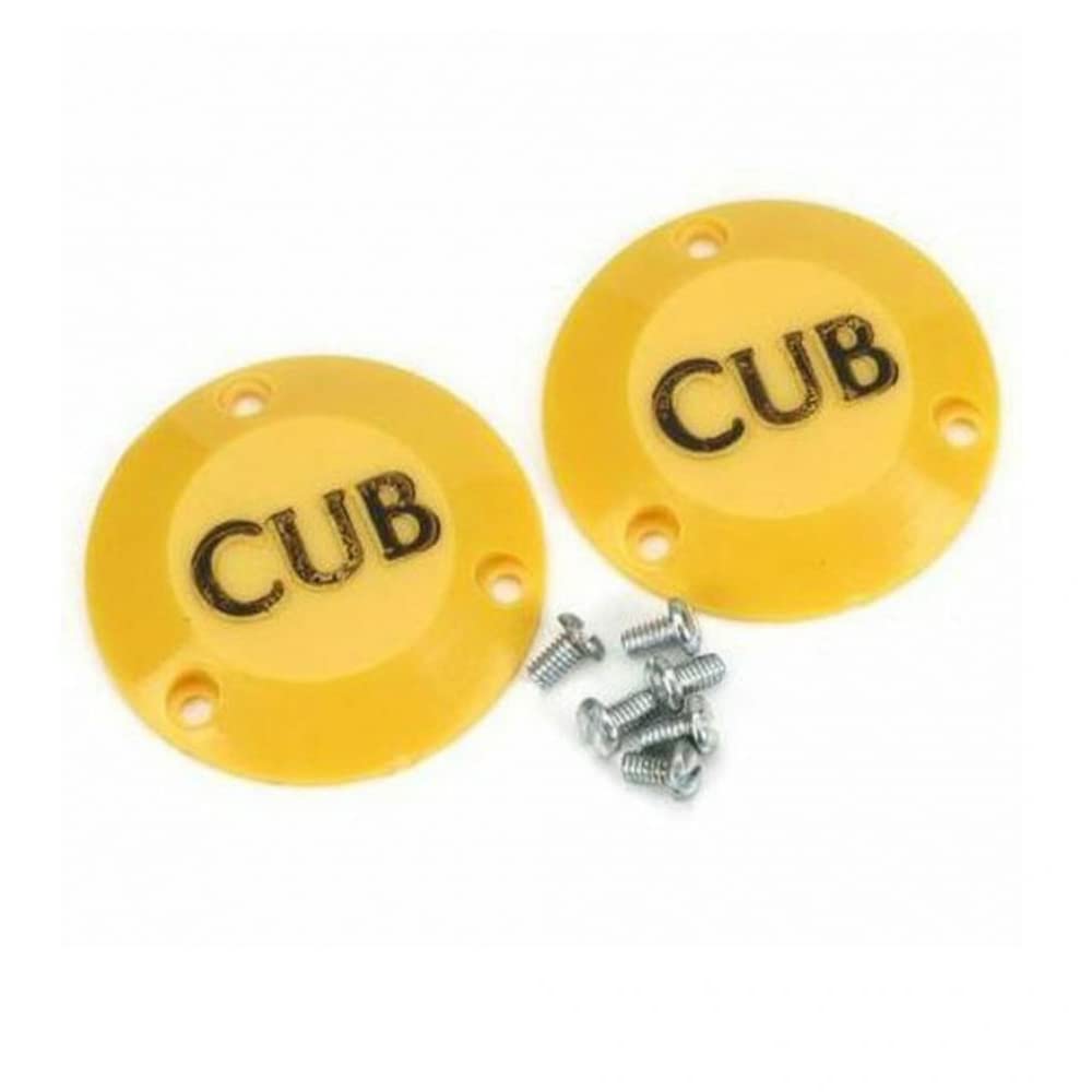Du-Bro 338CC 1/5 Scale Cub Cap (2-Pack) - High-Quality RC Airplane Accessories for Hobbyists & Model Builders - Perfect for DIY Projects, RC Plane Restoration & Scale Modeling