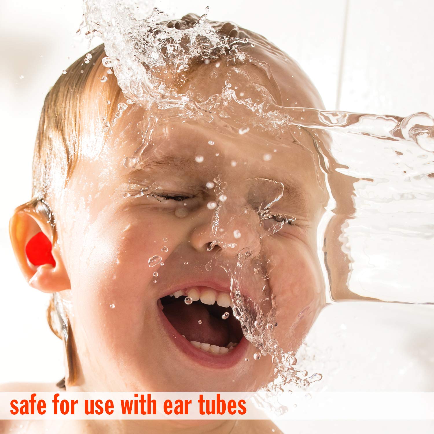 Mack’s Soft Moldable Silicone Putty Earplugs for Kids - 200 Pair Dispenser | Comfortable Small Ear Plugs for Swimming, Bathing, Travel, Concerts & Flying | Noise Reduction, Waterproof & Made in USA | Perfect for Sensitive Ears & Active Lifestyles