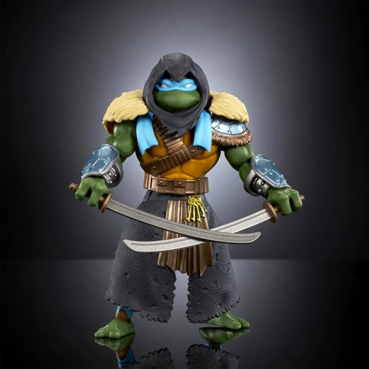 Masters of the Universe Origins Turtles of Grayskull Stealth Armor Leonardo Action Figure - Collectible Toy for Fans & Display, Perfect for Play, Gifts, and Nostalgic TMNT Collections