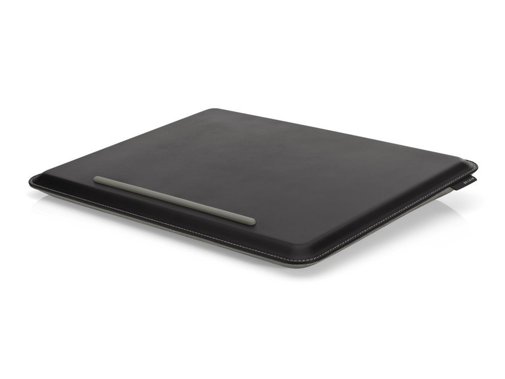 Belkin Notebook Cush Desk Stand - Ergonomic Laptop Riser with Cooling Ventilation, Black/Gray - Perfect for Home Office, Study & Workspace Comfort