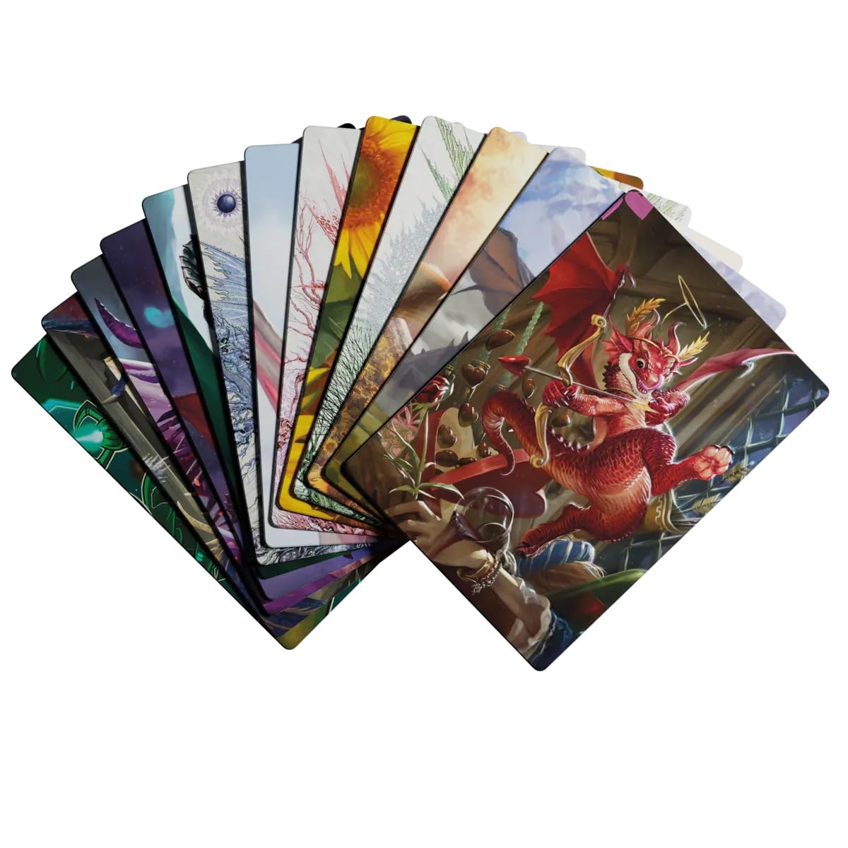 Dragon Shield Card Dividers for MTG – 6 Count Clear Polypropylene Sleeves with Dragon Art | Perfect for TCG Organization & Deck Protection