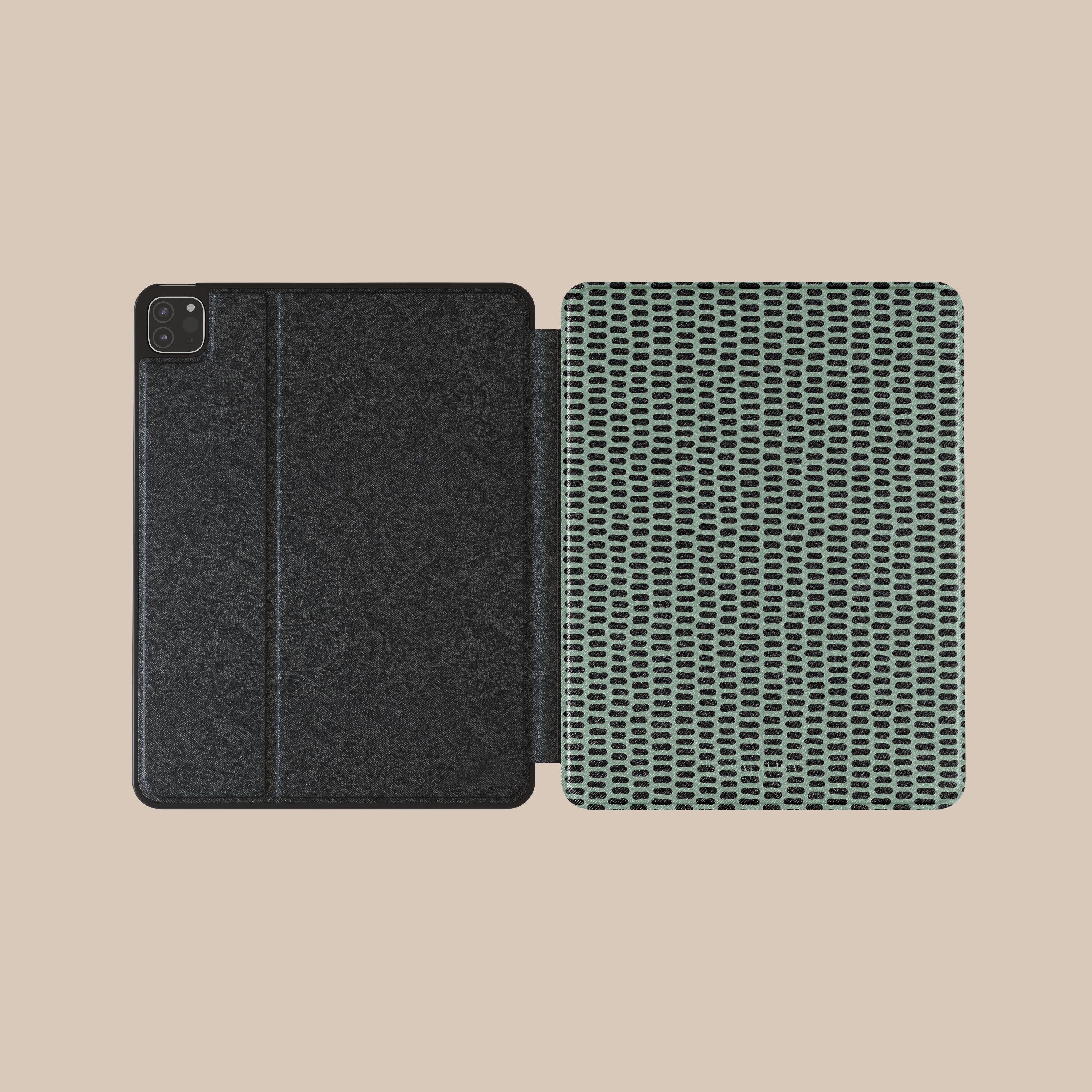 Stylish Green Mint Dots iPad Case - Protective Cover for iPad Air/Pro, Slim Lightweight Design for Home, Office & Travel Use