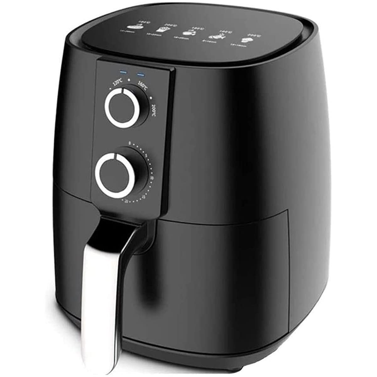 5L Air Fryer for Home Use - Oil Free Smokeless Electric Deep Fryer with Modern Design - Perfect for Cooking French Fries, Fried Chicken, Baked Goods & Grilling - Healthy Kitchen Appliance for Fast & Easy Meals