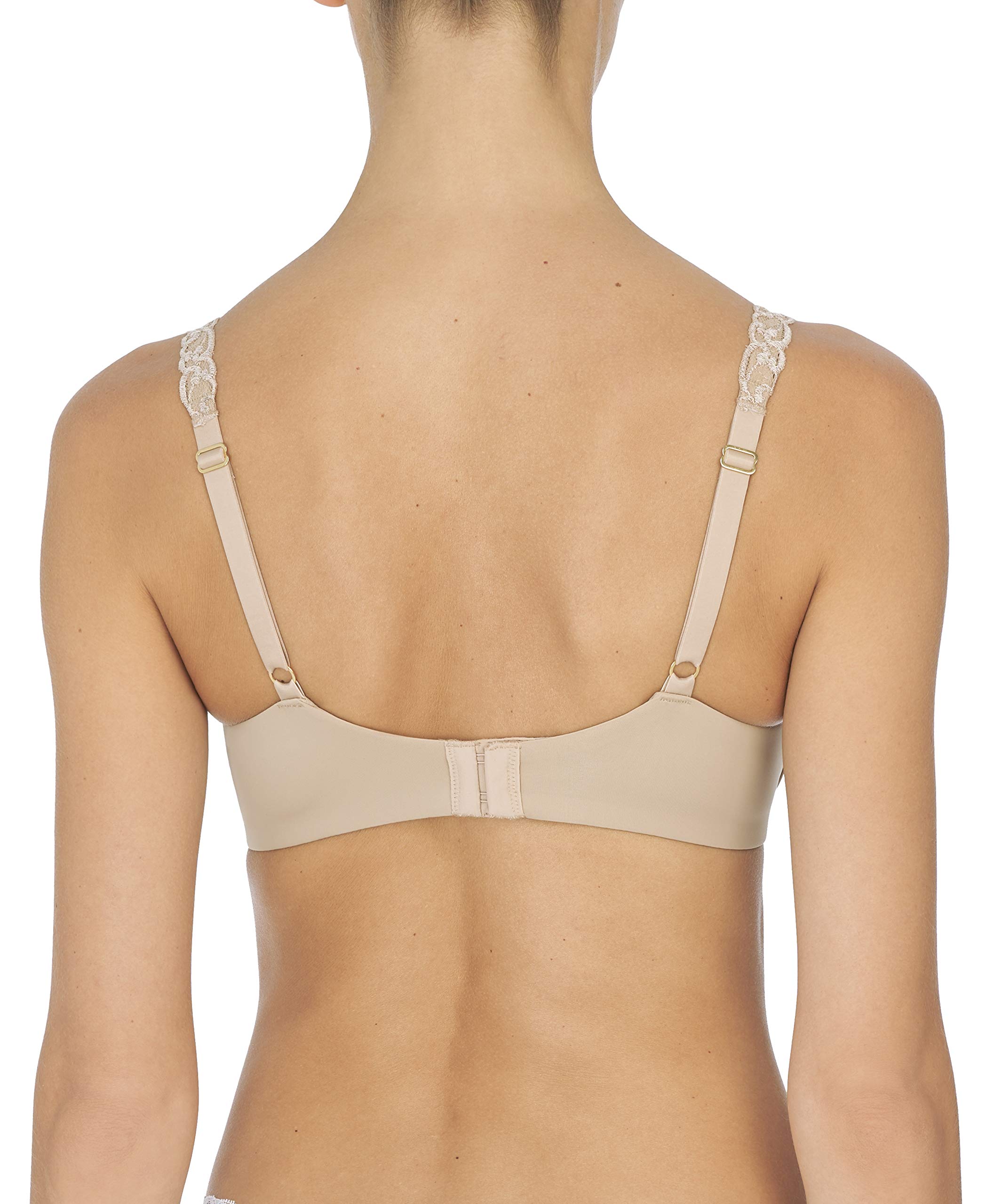 Natori Women's Pure Luxe Custom Coverage Contour Bra - Seamless Underwire T-Shirt Bra for Everyday Comfort & Support | Perfect for Work, Yoga & Lounge Wear