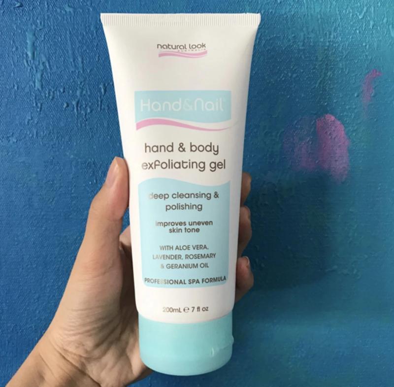 Natural Hand & Body Exfoliating Gel - 200ml Moisturizing Scrub for Soft Skin & Healthy Nails - Perfect for Spa, Home Care & Gift Giving