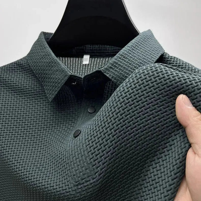 Men's Short Sleeve Polo Shirt - Breathable Cotton Casual Shirt for Golf, Work & Everyday Wear | Loop Up Brand