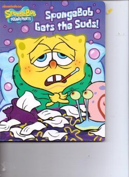 SpongeBob SquarePants Gets the Suds - Waterproof Bath Book for Toddlers & Kids - Fun Bathtime Storybook for Baby Shower Gifts & Early Learning