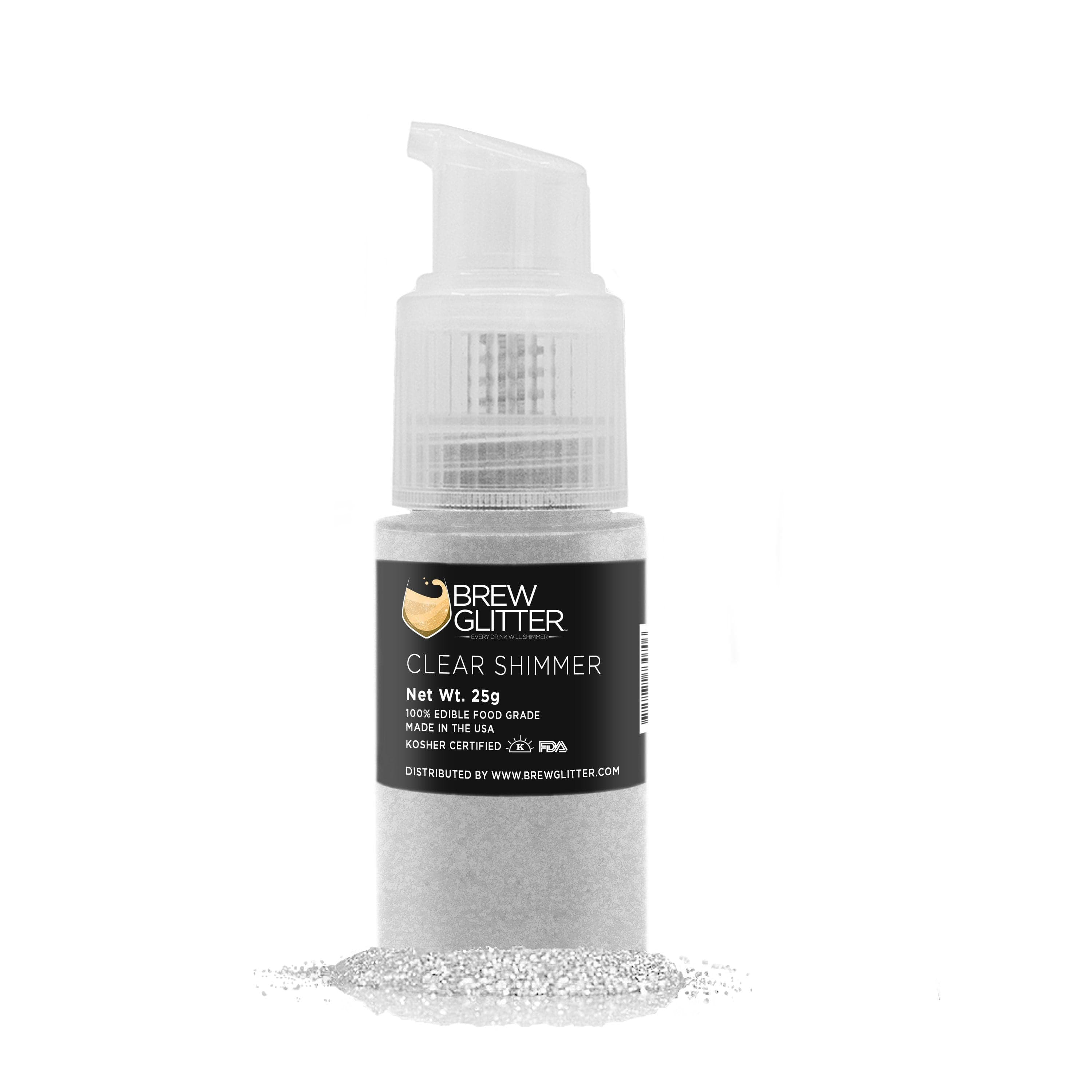Wholesale Clear Shimmer Brew Glitter Spray Pump - Premium Cosmetic Glitter for Makeup, Nails & Body Art - Perfect for Parties, Festivals & DIY Crafts