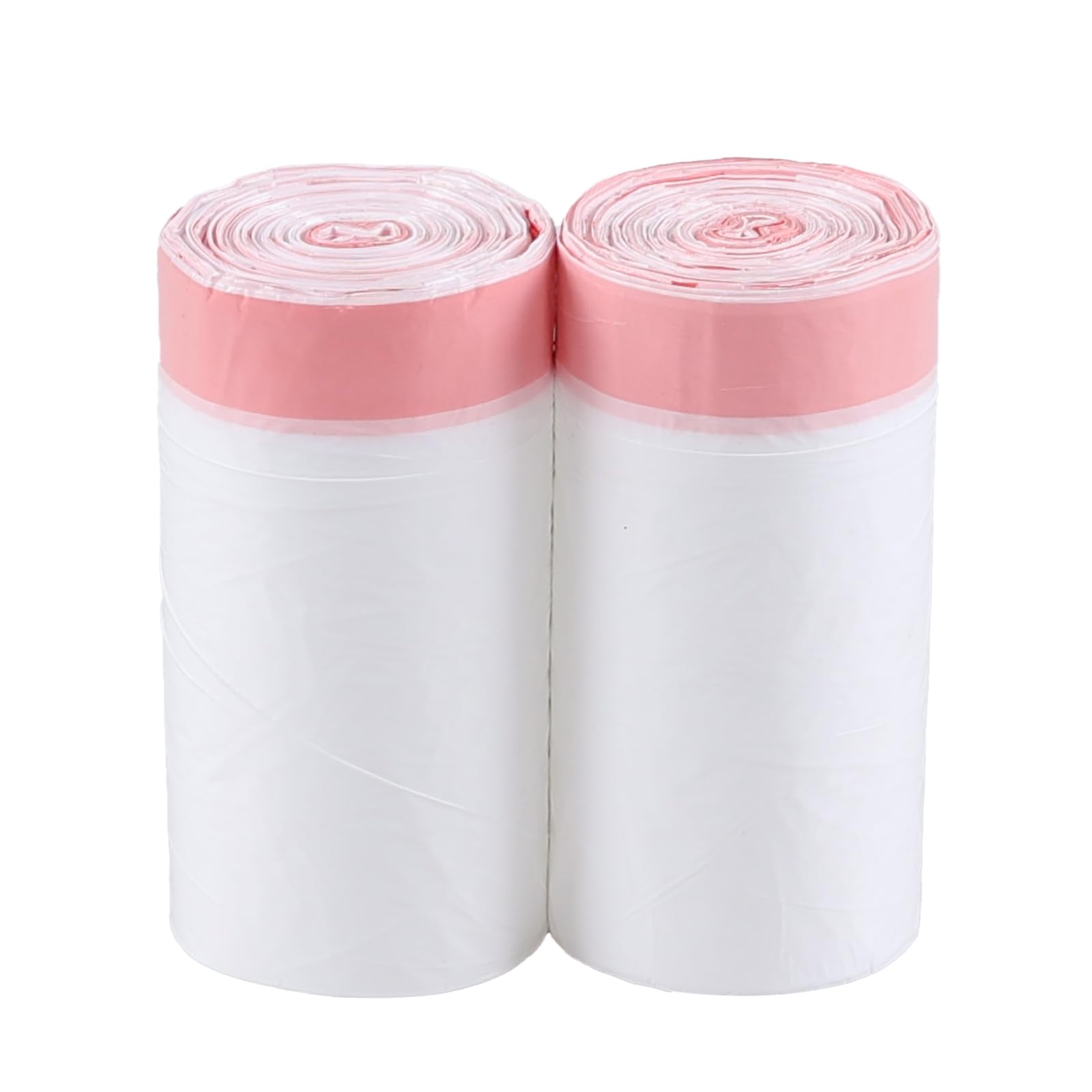 4 Gallon Drawstring Trash Bags - 120 Count White Small Garbage Can Liners for Kitchen, Bathroom & Office Waste Disposal