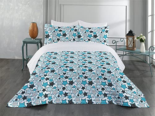 Petrol Blue Black White
