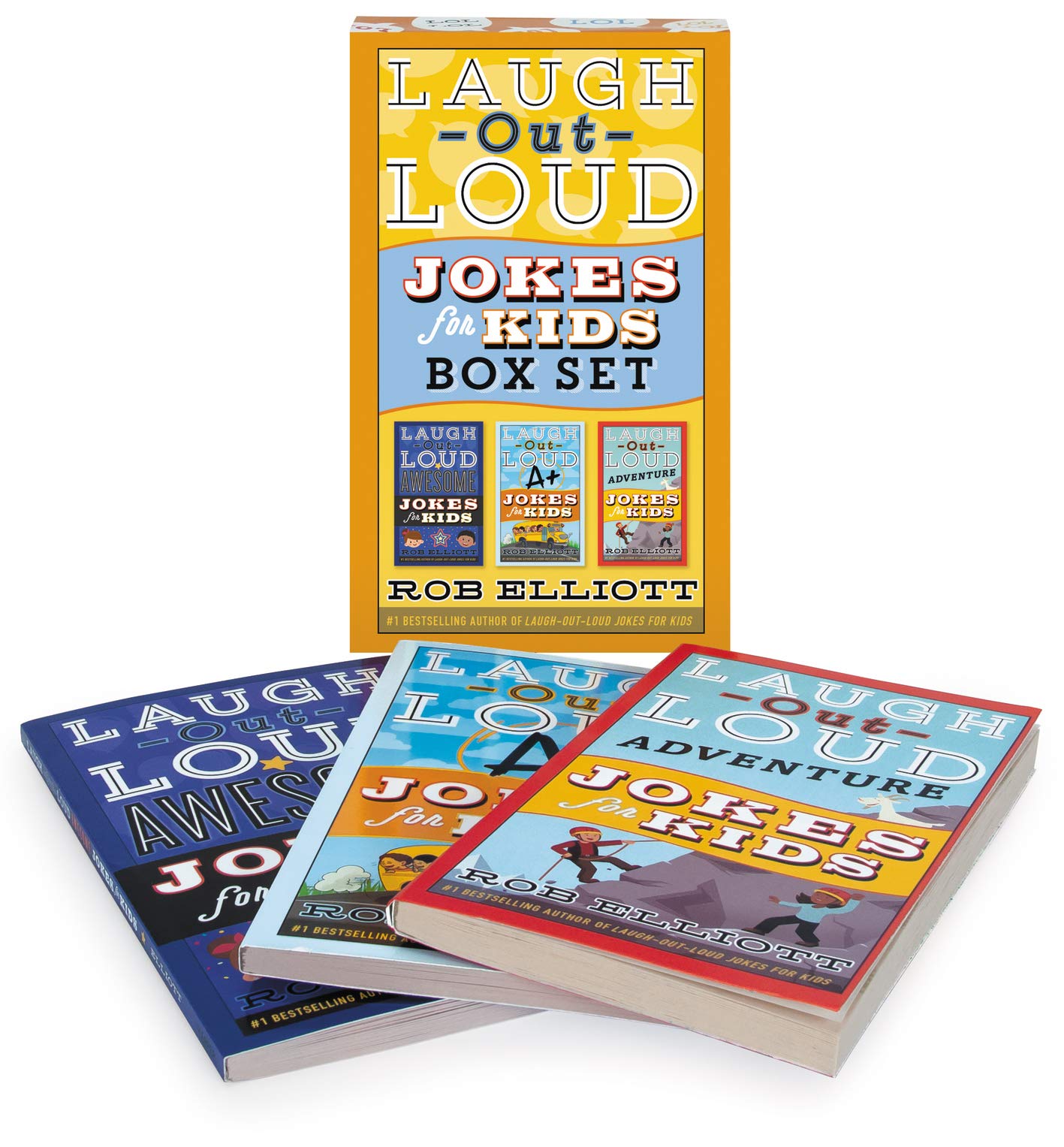 Funny Jokes for Kids 3-Book Set - Awesome, A+ & Adventure Jokes Collection | Perfect for Family Bonding, Road Trips & Bedtime Stories