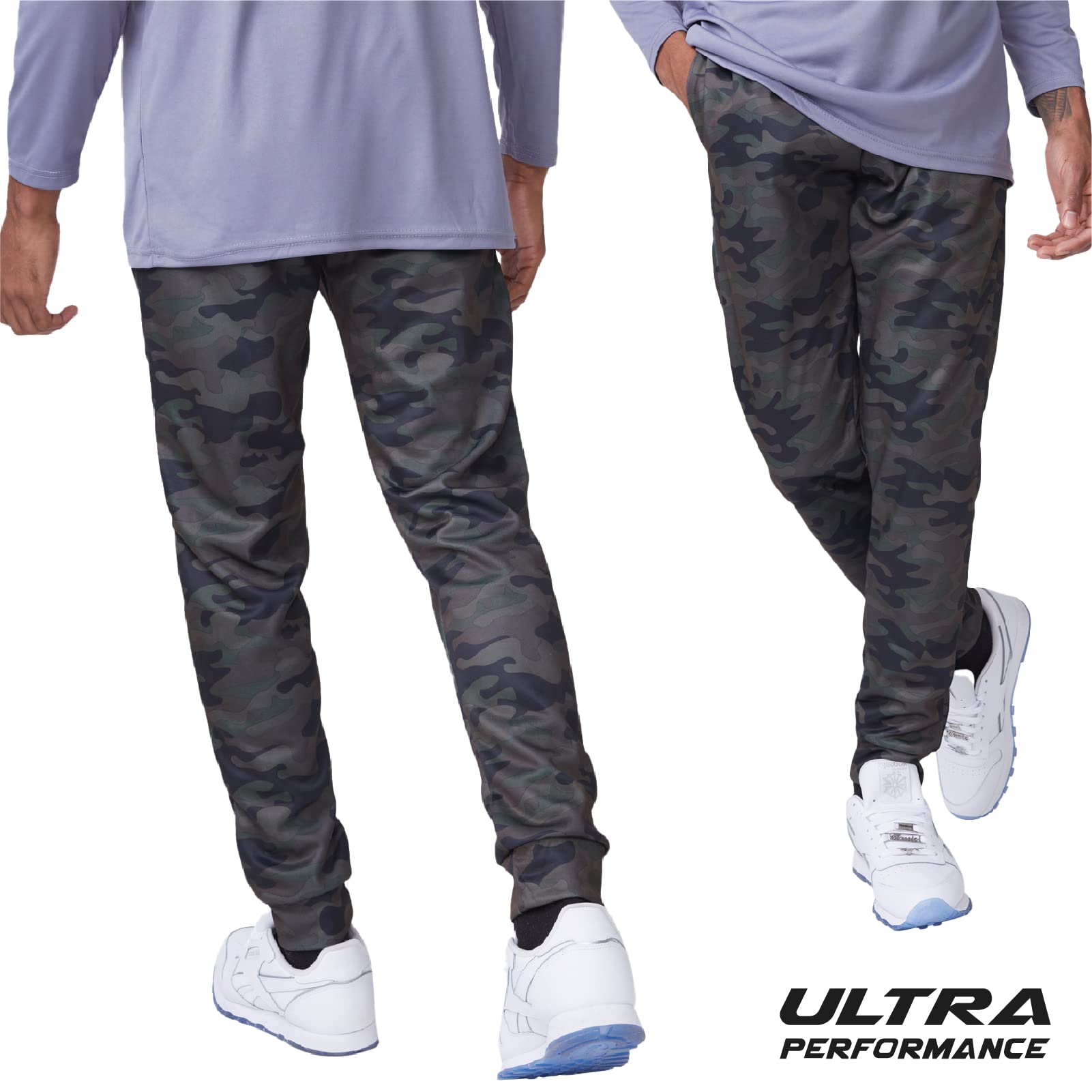 Men's Joggers 3-Pack - Athletic Sweatpants with Pockets (S-3X) for Gym & Lounge