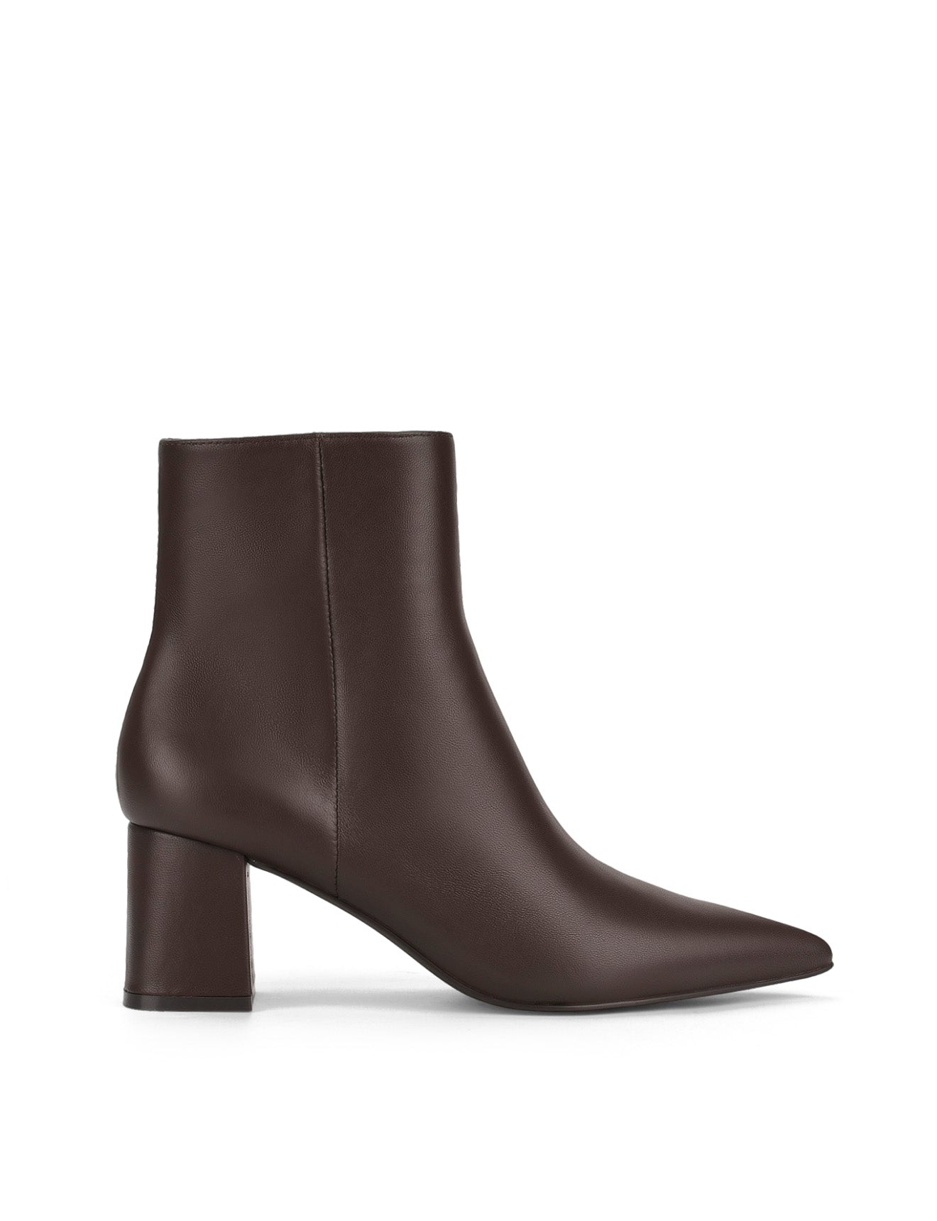 Yates Women's Ankle Boots - Chocolate Brown Genuine Leather Shoes for Fall & Winter | Comfortable Casual & Dress Booties for Walking, Work & Everyday Wear