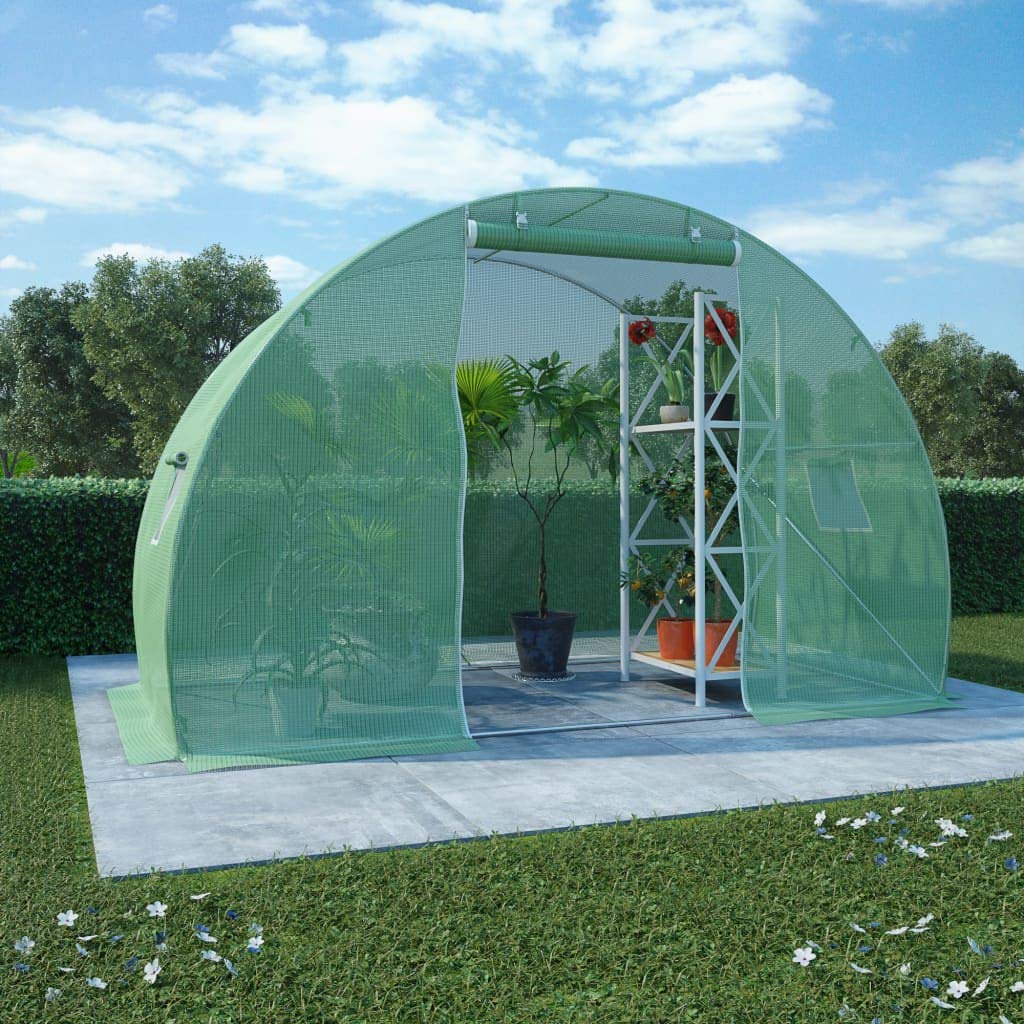 SKM Greenhouse 48.4 sq ft (118.1x59.1x78.7 inches) - Large Walk-in Plant Greenhouse for Outdoor Gardening, Seed Starting & Plant Protection
