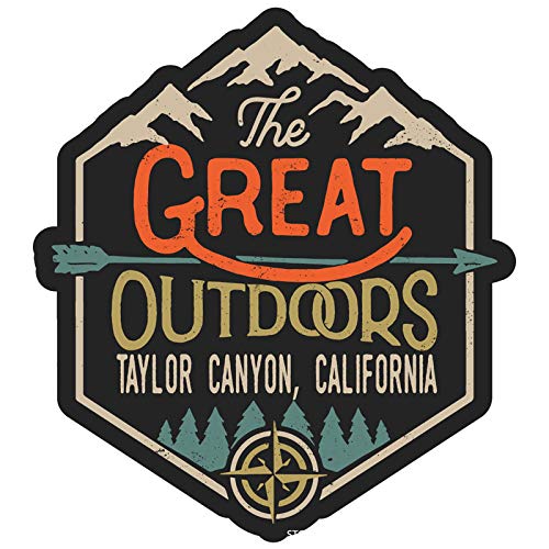 Taylor Canyon California The Great Outdoors Design 4-Inch Fridge Magnet - Perfect for Home, Office & Travel Decor | Collectible Souvenir Gift for Nature Lovers