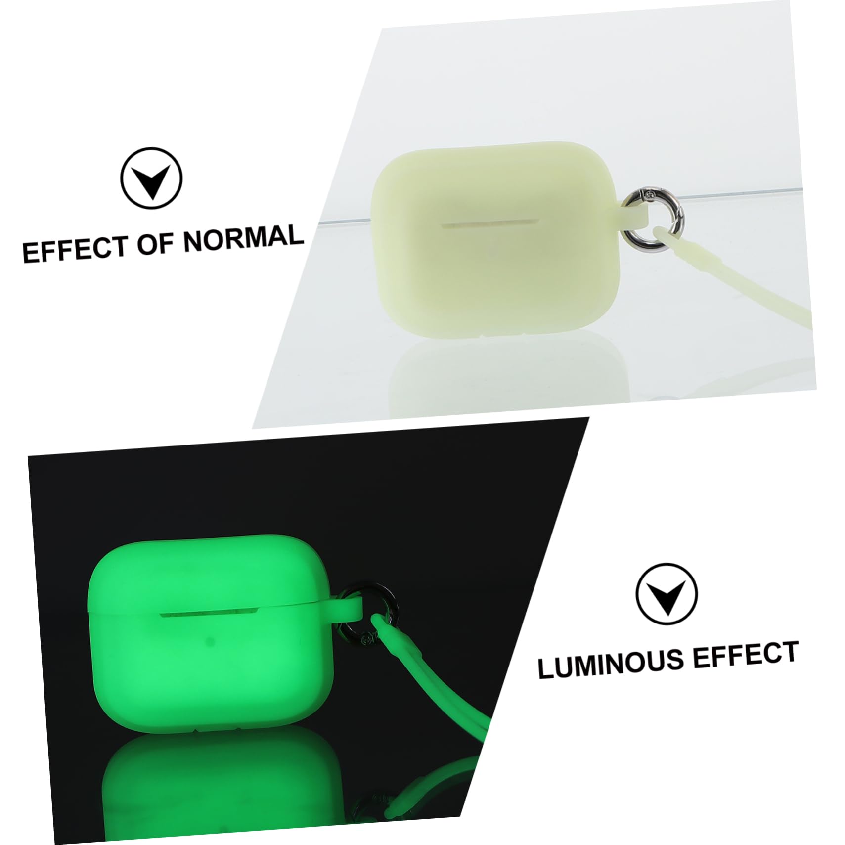 Angoily Luminous Silicone Phone Case - Waterproof & Shockproof Protective Cover for iPhone 15/14/13/12 | Glow in The Dark Design for Night Use, Outdoor Activities & Daily Protection