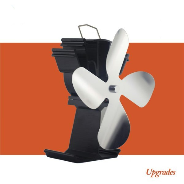 4 Blade Stove Fan VDSF614NT - Efficient Heat Circulation for Wood Stoves & Fireplaces - Perfect for Home Heating & Energy Savings