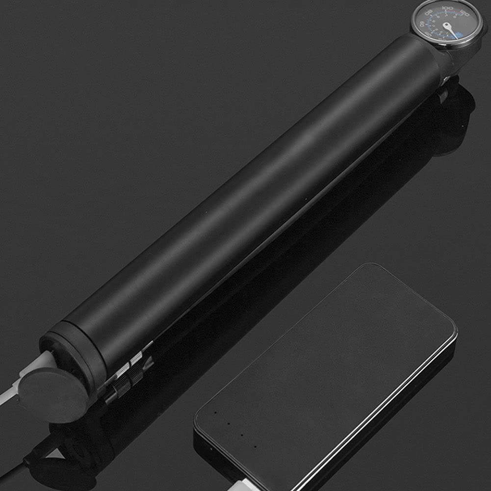High Pressure Bike Pump with Digital Gauge - 120 PSI Electric Display Bicycle Pump for Mountain Bikes, Road Bikes & Hybrid Bikes | Perfect for Home Garage, Cycling Trips & Emergency Tire Inflation