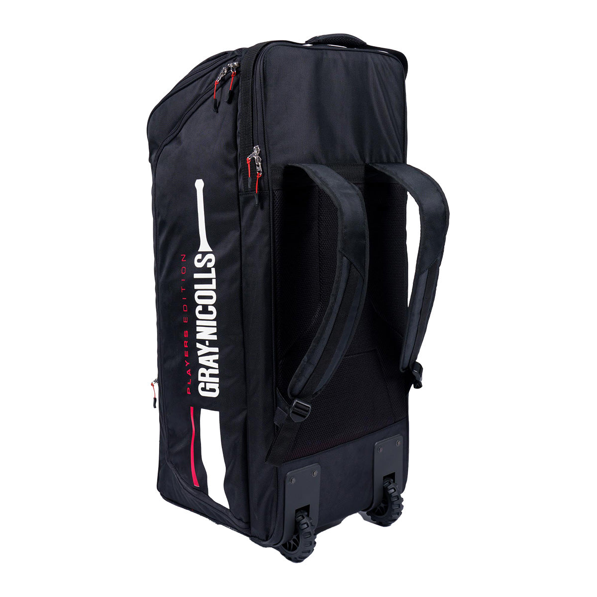 Gray Nicolls Players Edition Wheelie Cricket Duffle Bag - Large Sports Equipment Bag with Wheels for Cricket Players | Perfect for Travel, Training & Match Days