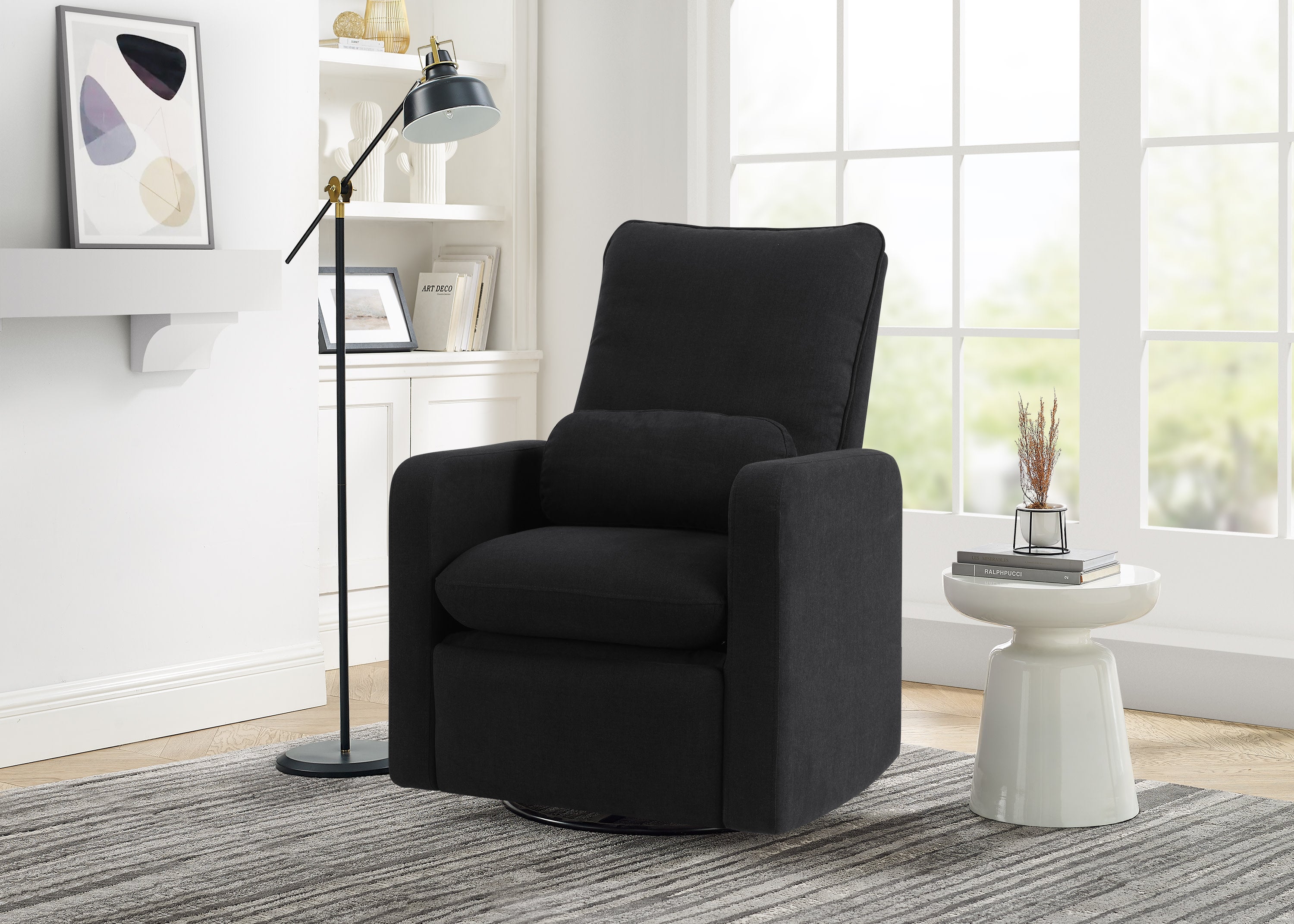 BabyGap Cloud Recliner with LiveSmart Evolve Fabric - Ultra Soft Infant Rocking Chair for Nursery, Living Room & Bedroom - Perfect for Feeding, Nursing & Comforting Baby
