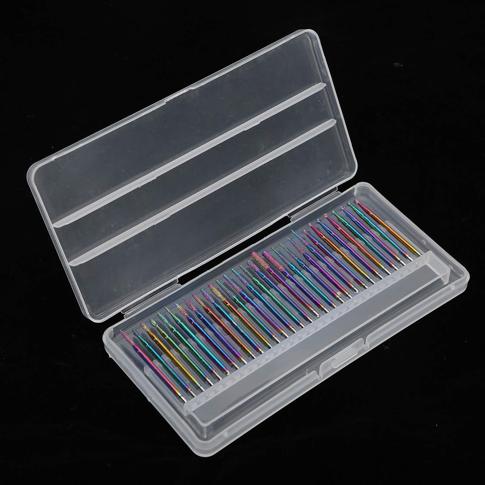 2 Pack Interchangeable Nail Grinding Heads - Professional Nail Sanding Bits for Nail Art Salon & DIY Manicure at Home - Perfect for Acrylic, Gel & Natural Nail Care