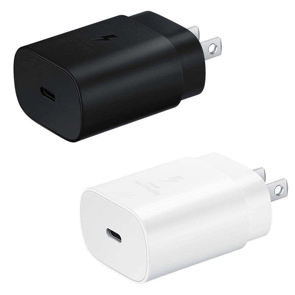 Samsung 25W Super Fast Charging Wall Charger - USB C Travel Adapter with PD 3.0 for Galaxy S23/S22/iPhone 15 - Compact & Fast Charging for Home, Office & Travel