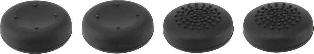 Insignia Analog Stick Covers for PS4 & PS3 Controllers - Black - Improve Grip & Protect Thumbsticks - Perfect for Gaming, Streaming & Long Play Sessions