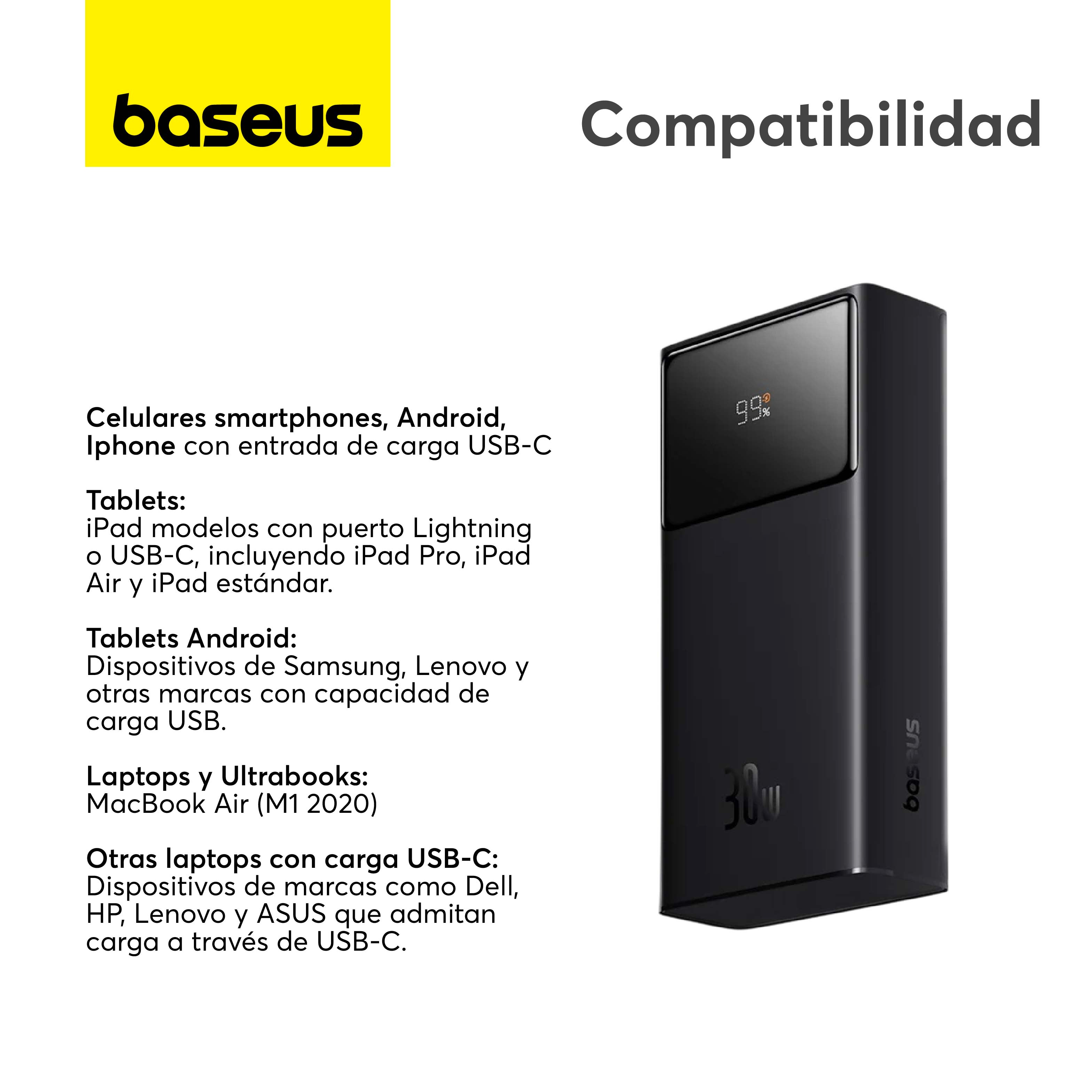 Baseus Star Lord 10000mAh Power Bank with Digital Display, 30W Fast Charging Portable Charger - Perfect for Travel, Camping & Emergency Power Backup (Black)