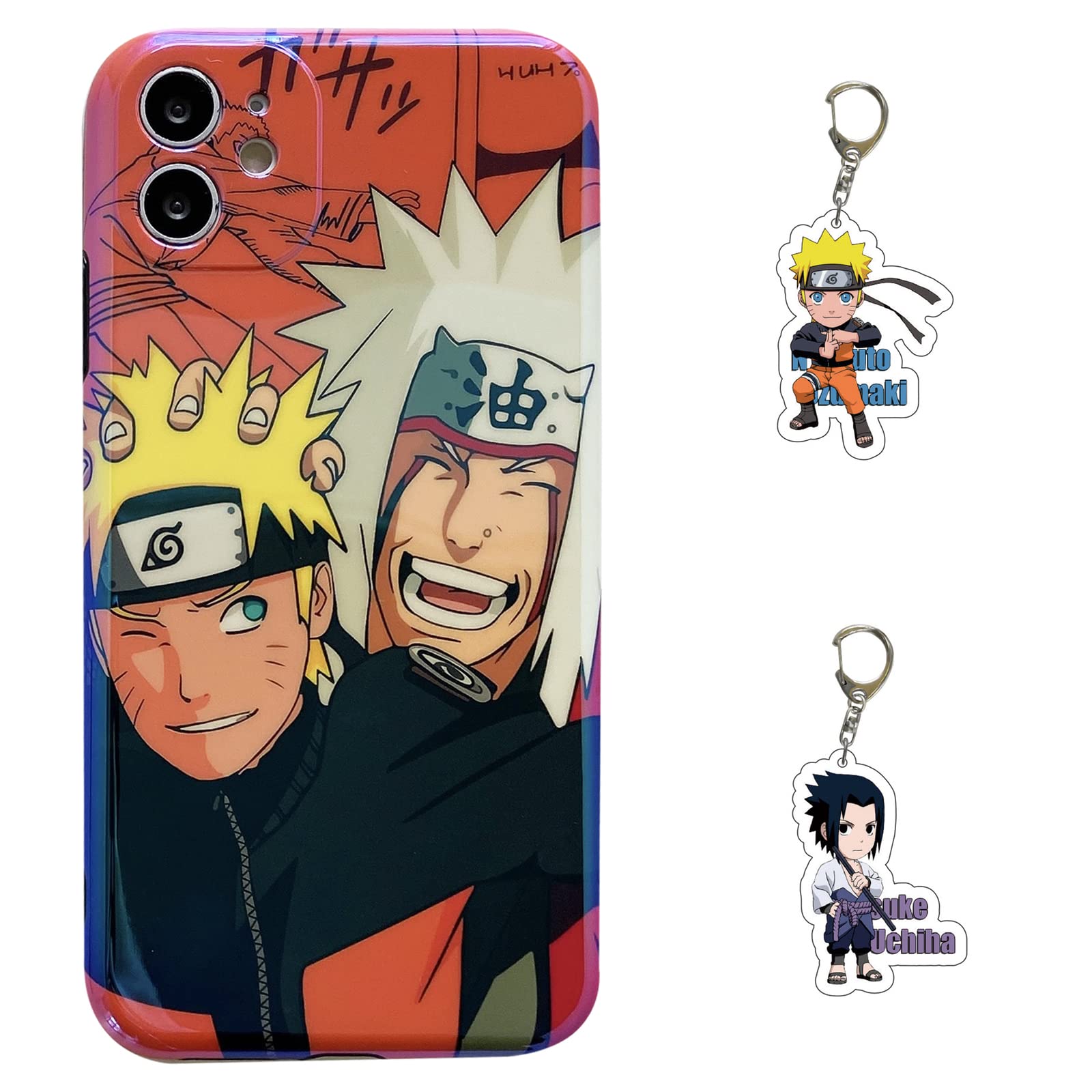 **Anime iPhone XR Case with Keychain - Cute Cartoon Phone Cover for iPhone XR - Perfect for Anime Fans, Cosplay & Daily Use**