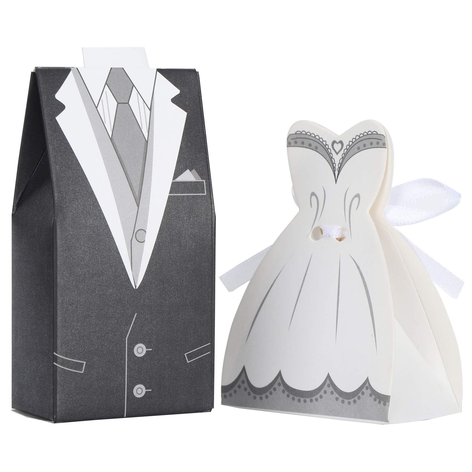 Elegant Dress Shape Gift Box for Wedding & Candy | Creative Paper Box