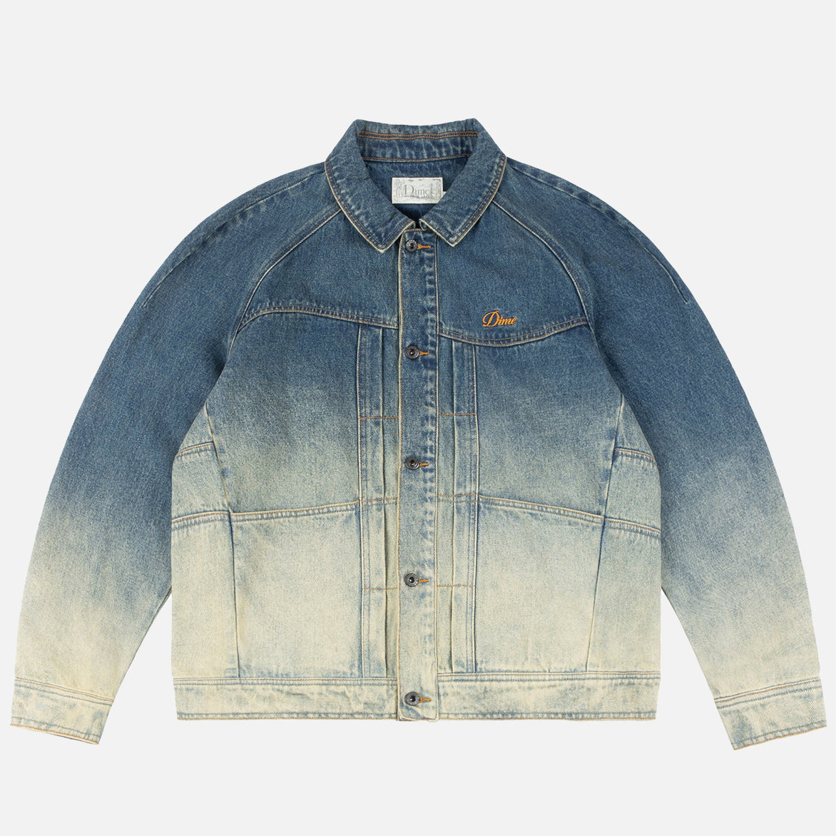 Vintage Distressed Denim Jacket - Sandblasted Indigo Washed for a Worn-In Look | Perfect for Casual Outfits, Streetwear & Layering in Fall & Winter