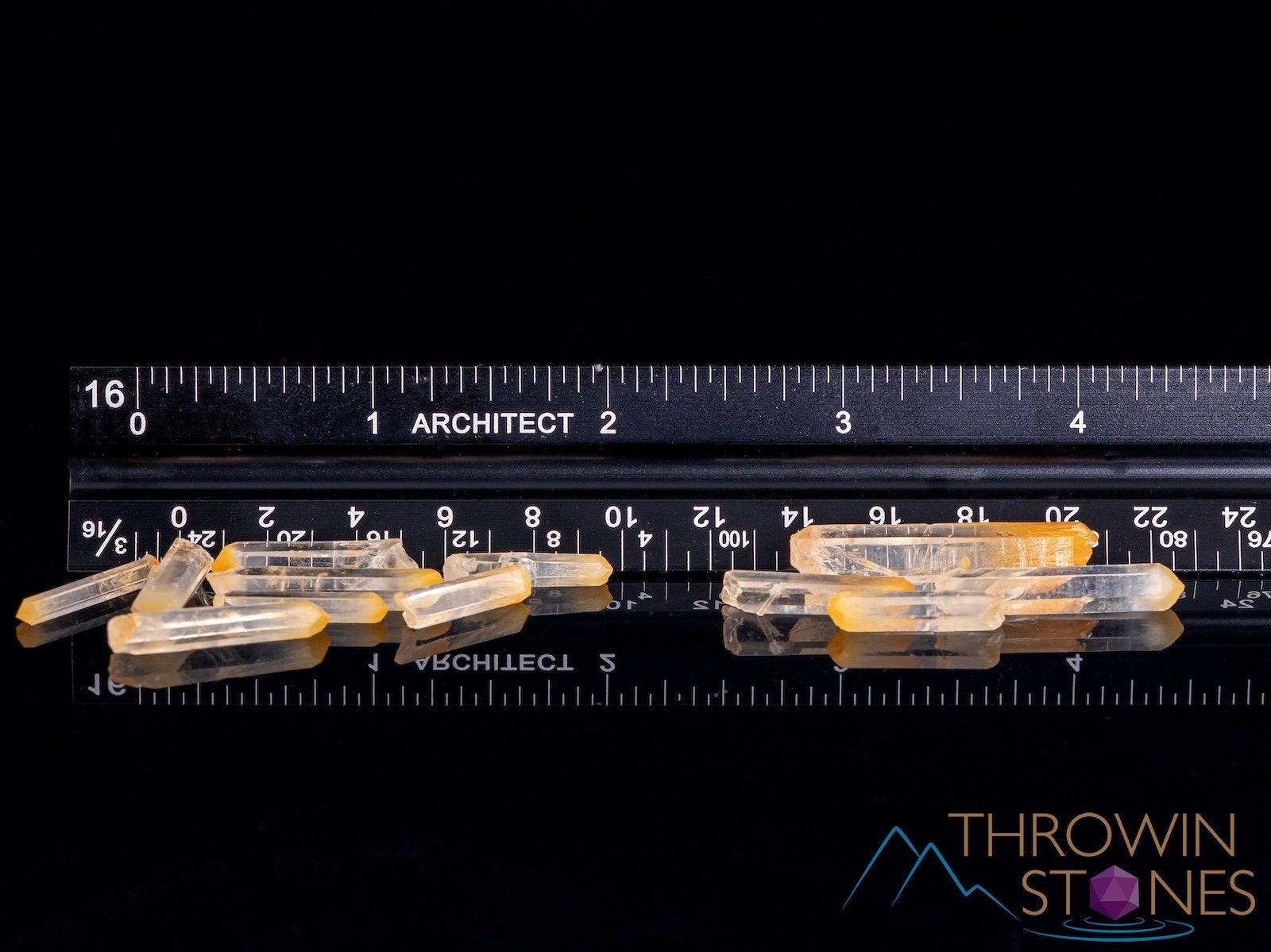 Natural Mango Quartz Crystal Points - Healing Gemstone Wand for Jewelry Making, Meditation & Energy Work - E1718 | Spiritual Healing, Chakra Balancing & Home Decor