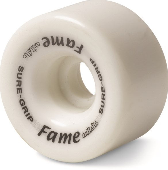 SURE GRIP Fame Roller Skating Wheels - 8 Pack 95A Hardness for Indoor and Outdoor Skating - Perfect for Roller Derby, Rink, and Street Skating