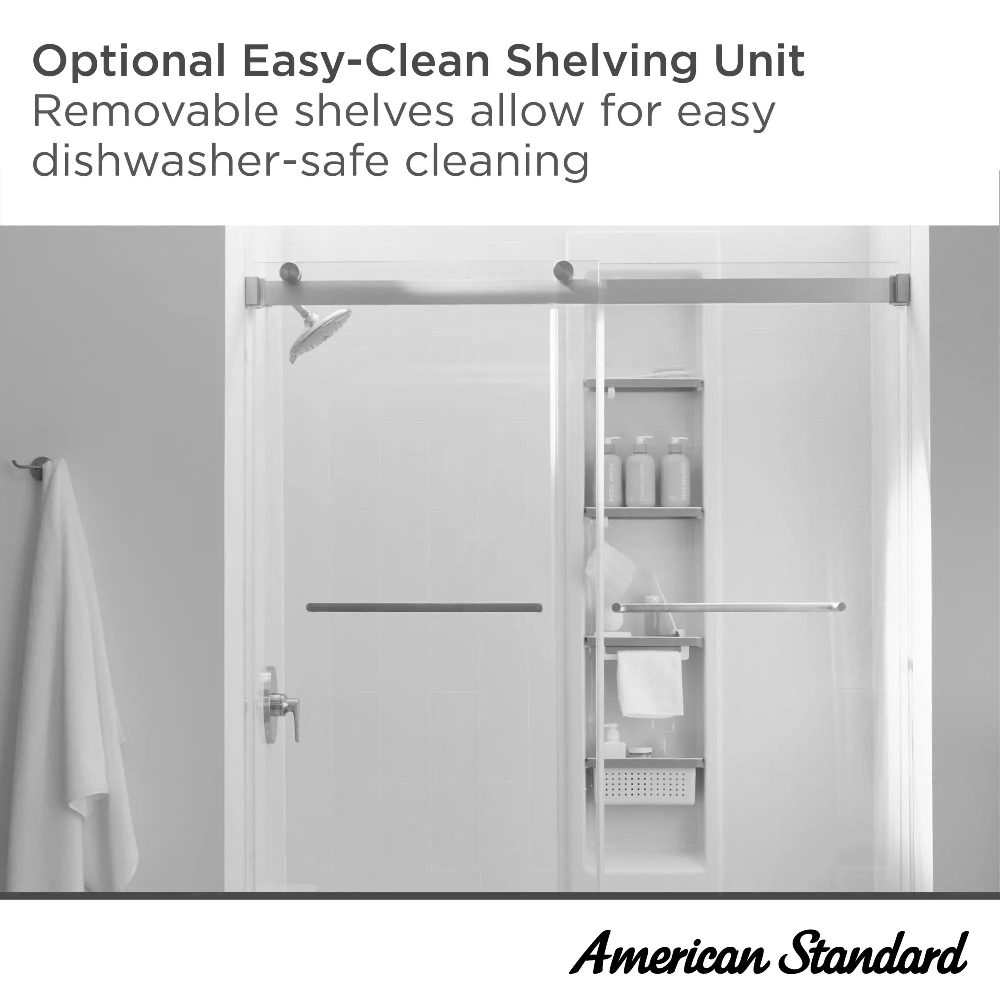 60 x 32 x 84 Inch Vertical Tile Shower Wall Panel Set - Waterproof Bathroom Wall Panels for Easy Installation - Perfect for Modern Bathroom & Shower Renovations