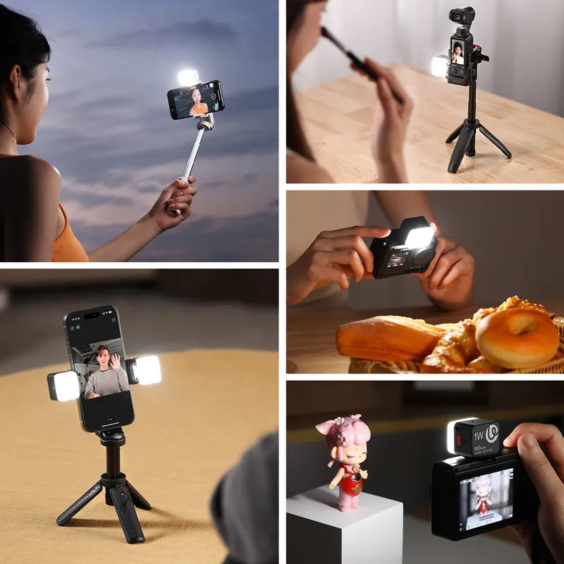 Ulanzi DG01 Cube Light - Portable LED Video Light for Photography, Vlogging, and Content Creation - Perfect for YouTube, TikTok, and Live Streaming