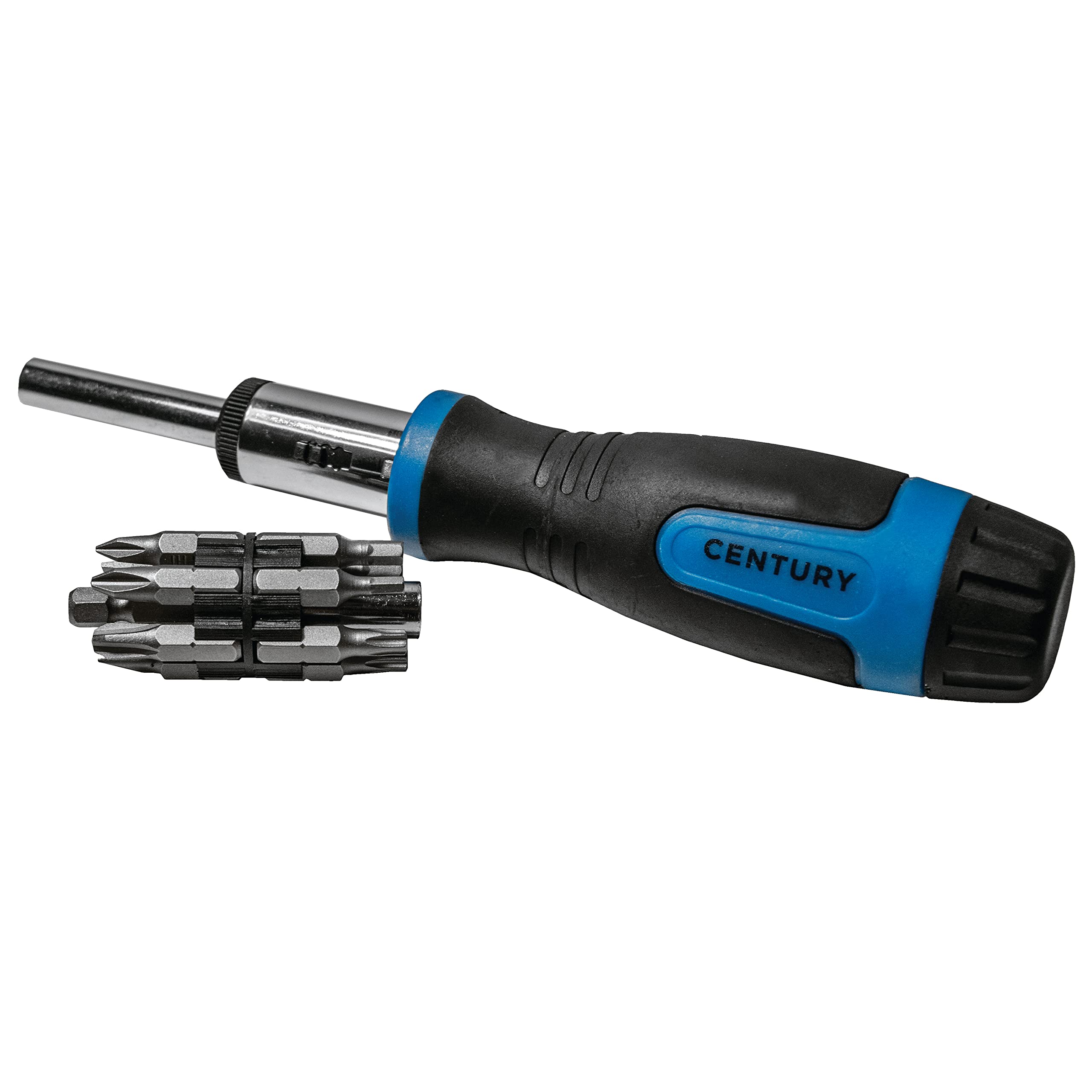 Century Drill & Tool 68908 7-Piece Screwdriver & Bit Set - Professional Screwdriver Kit for Home Repair, DIY Projects & Electronics Maintenance