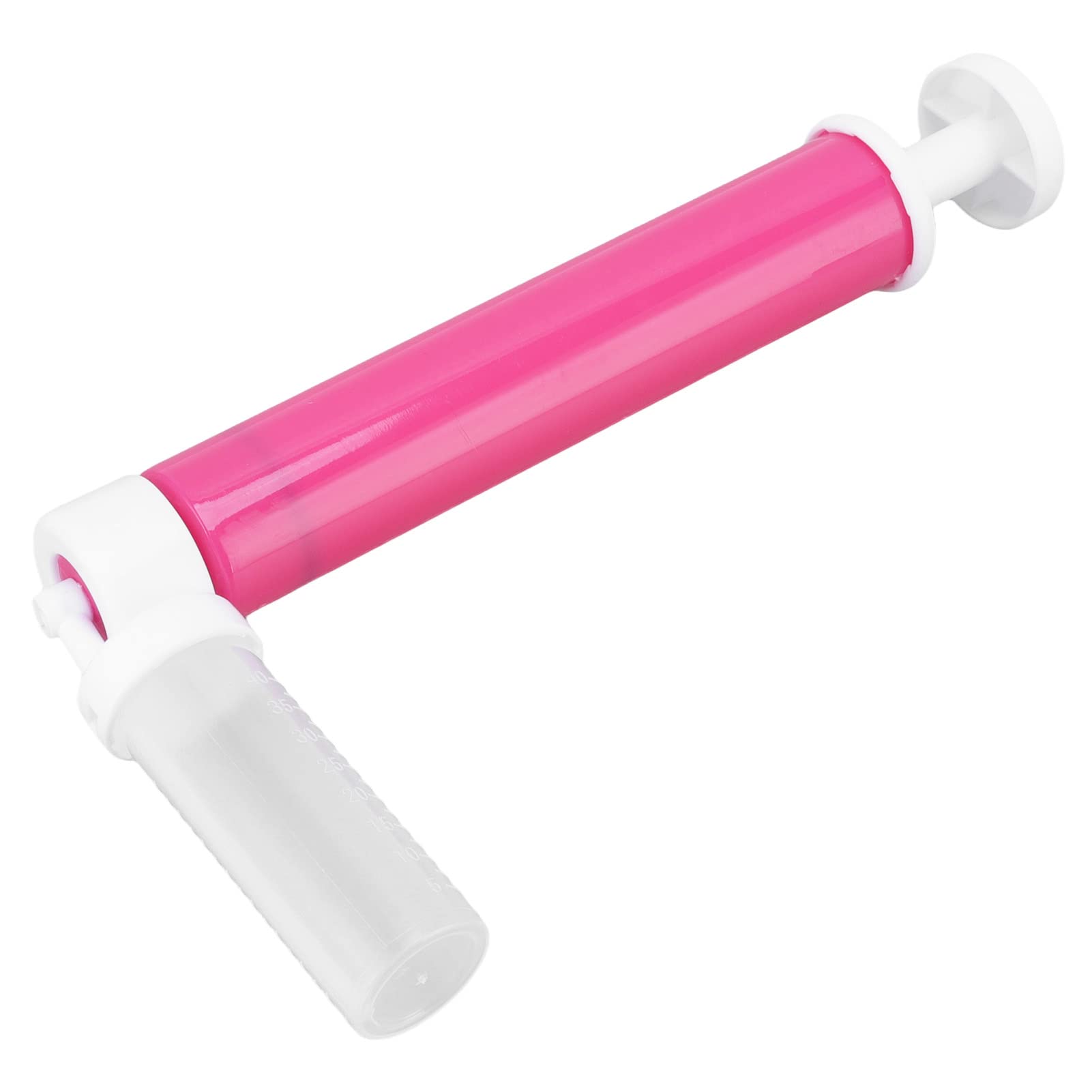 Qinlorgo Manual Cake Airbrush Pump with Leakproof Transparent Tank - Durable Plastic Airbrush for Cake Decorating, Pastry, Chocolate & Dessert Design - Perfect for Home Baking, Professional Bakeries & Wedding Cake Decoration