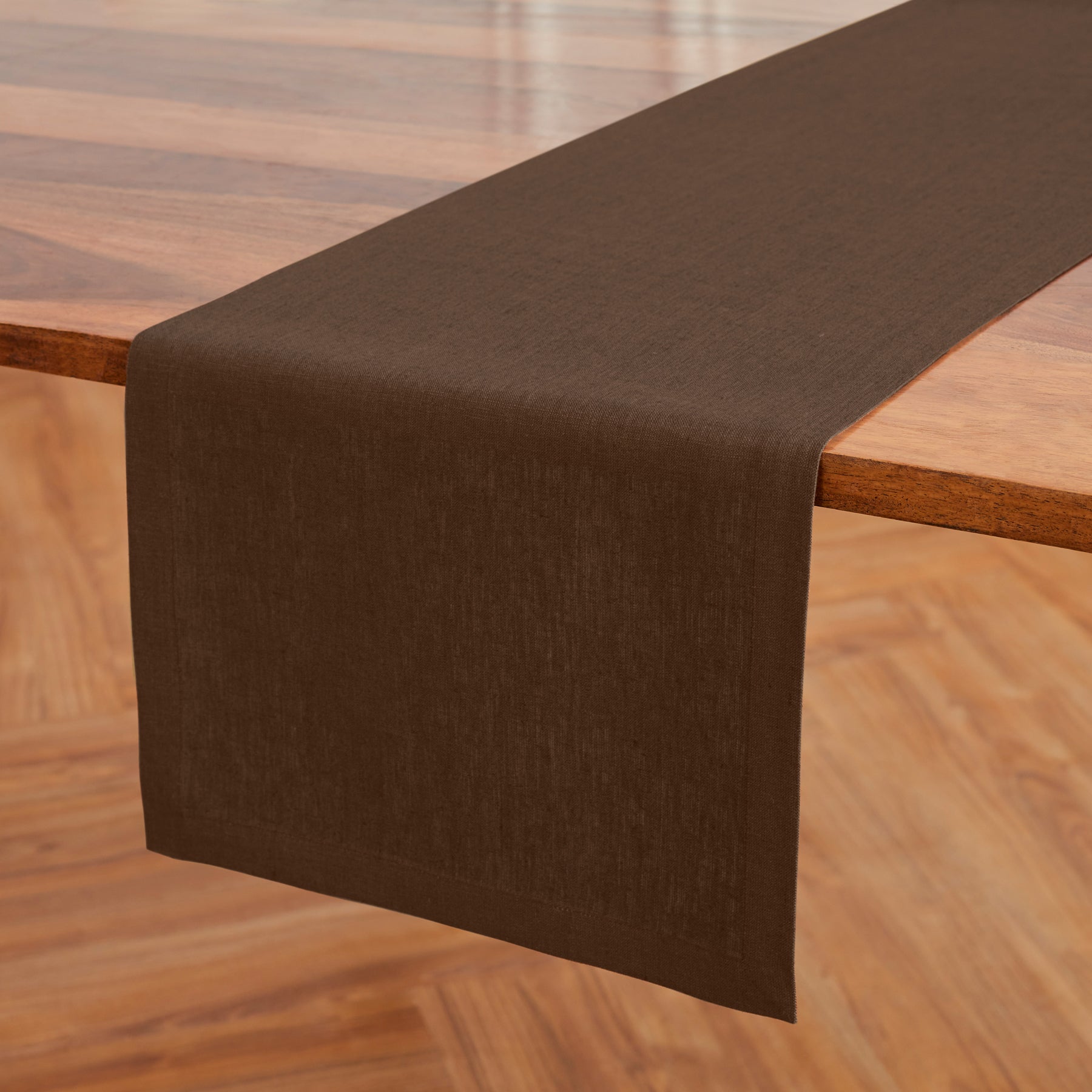 Elegant Diana Medium Weight Table Runner - Perfect for Dining Tables, Weddings, and Holiday Decor - 60-Inch Linen Table Runner for Stylish Home Decor