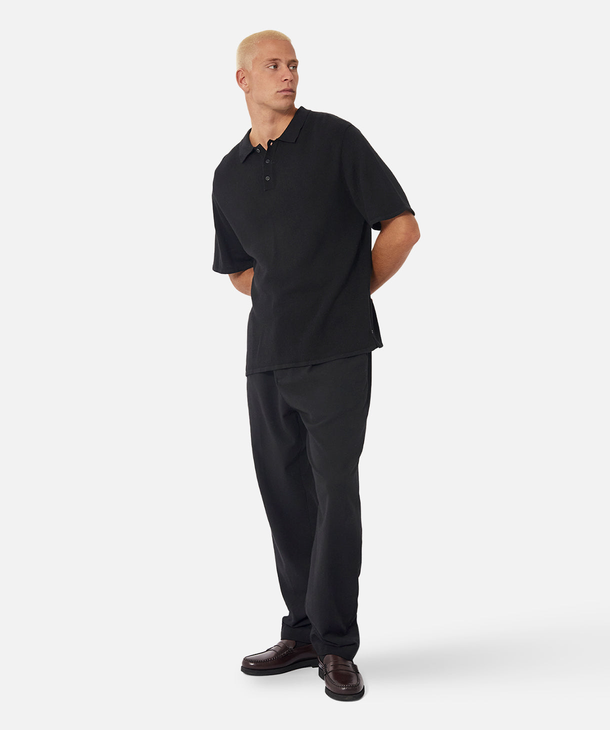 Barletta Polo Shirt for Men - Classic Black Cotton Casual Shirt | Perfect for Office, Golf & Everyday Wear