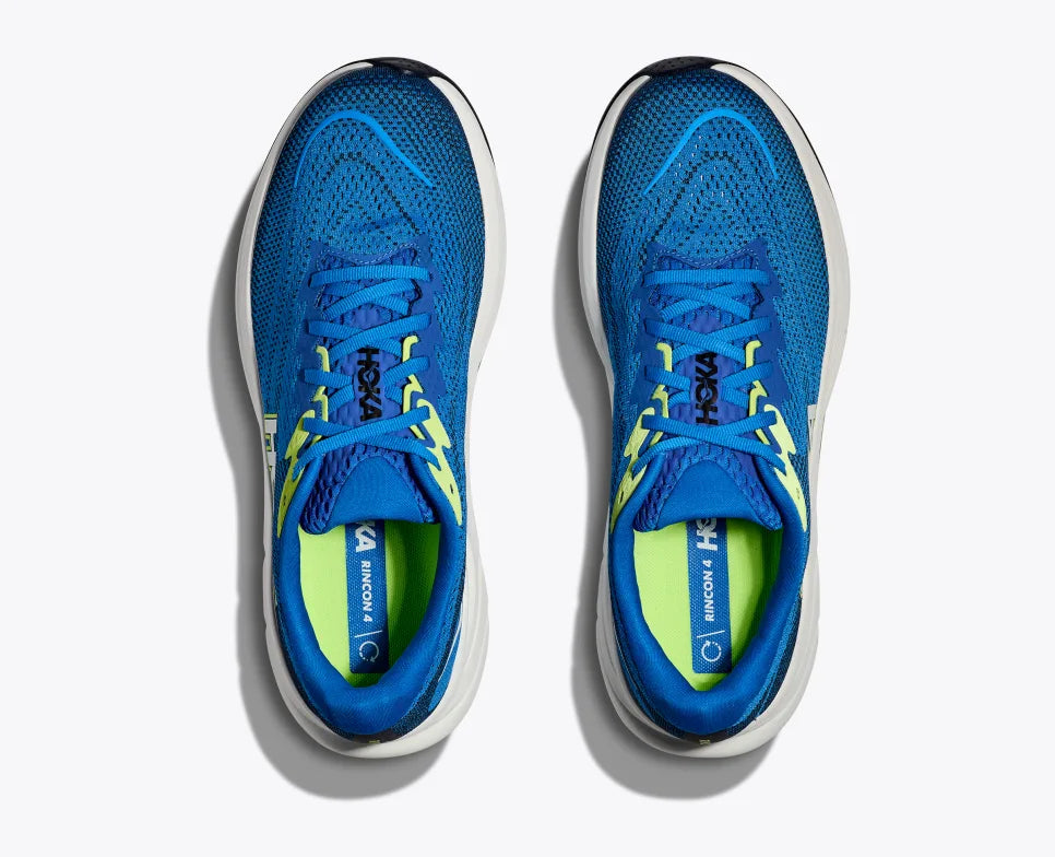 HOKA Men's Rincon 4 Running Shoes - Electric Cobalt/Varsity Navy - Lightweight Cushioned Sneakers for Road Running, Jogging & Gym Workouts
