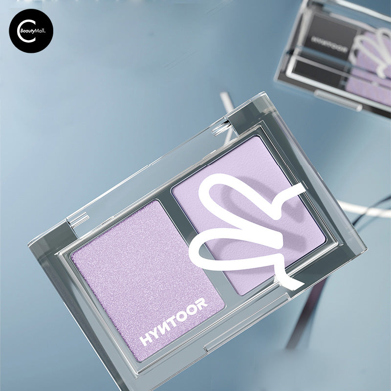 HYNTOOR Cooling Duo Eyeshadow Palette - Long-Lasting Matte & Shimmer Makeup for Day & Night Looks - Perfect for Parties, Weddings, and Everyday Wear
