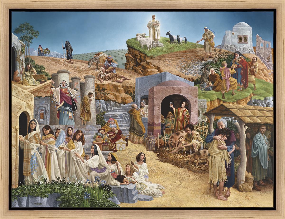 Parables Gallery Wrap Canvas Art - Premium Handmade Wall Decor for Home & Office - Perfect for Living Room, Bedroom, and Office Spaces