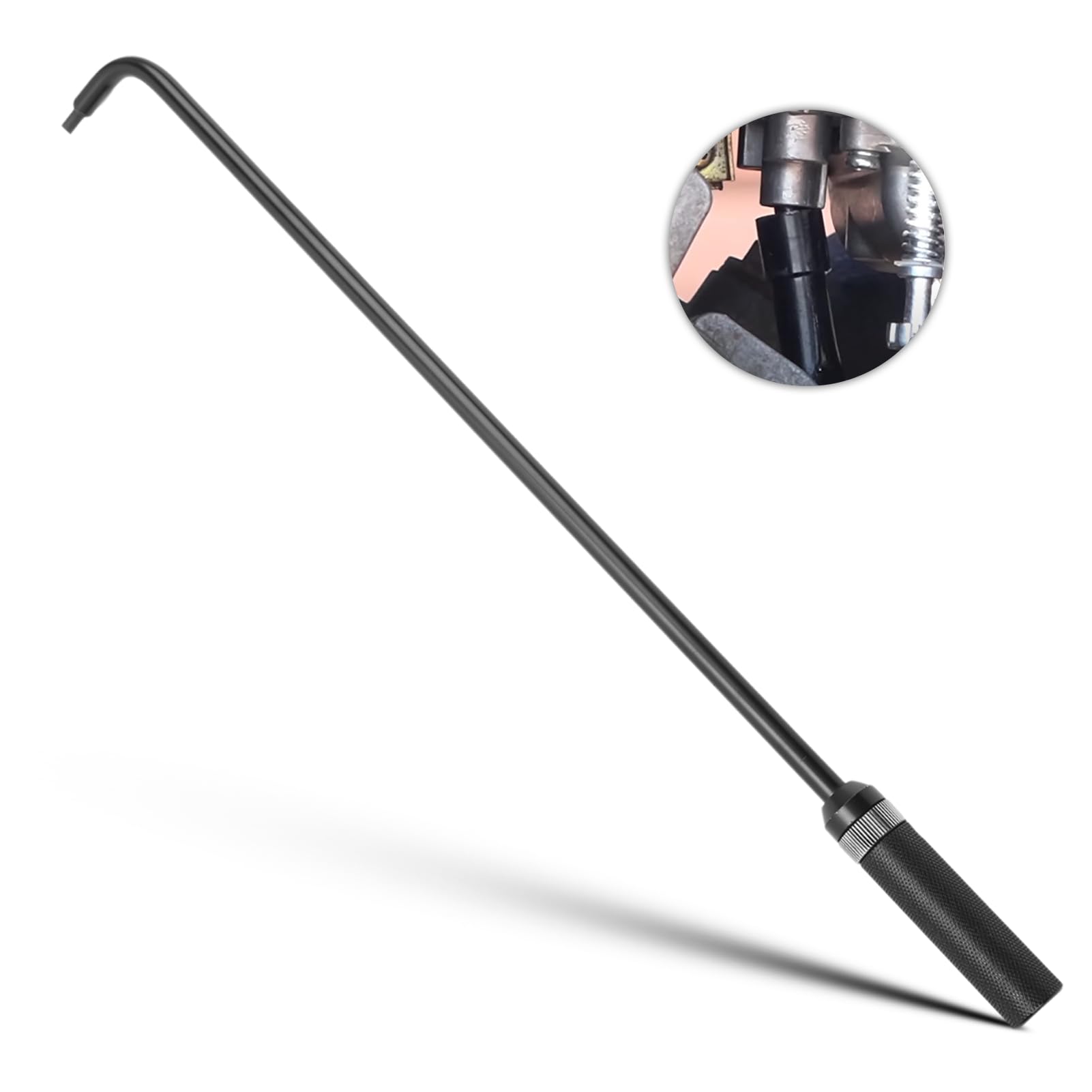 Pilot Screw Adjusting Tool - Carburetor Adjustment Screwdriver for Motorcycle, ATV, UTV & Snowmobile - 16.34 Inch 110° Angled Head - Perfect for Engine Tuning & Maintenance