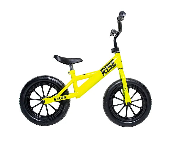 12 Inch Kids Bike with Training Wheels - Rise Power Yellow Bicycle for Toddlers - Perfect for Outdoor Play, Backyard Riding & Learning to Cycle