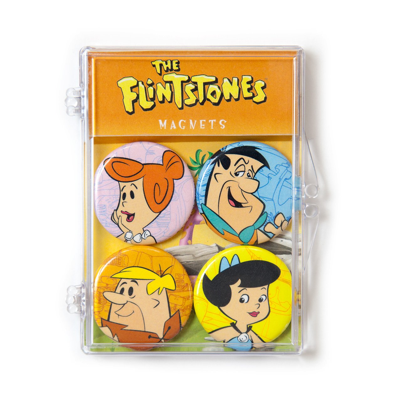 Vintage Hanna-Barbera Flintstones Fridge Magnets - Fun Cartoon Character Collectibles for Fans, Kids Room Decor & Office Accessories