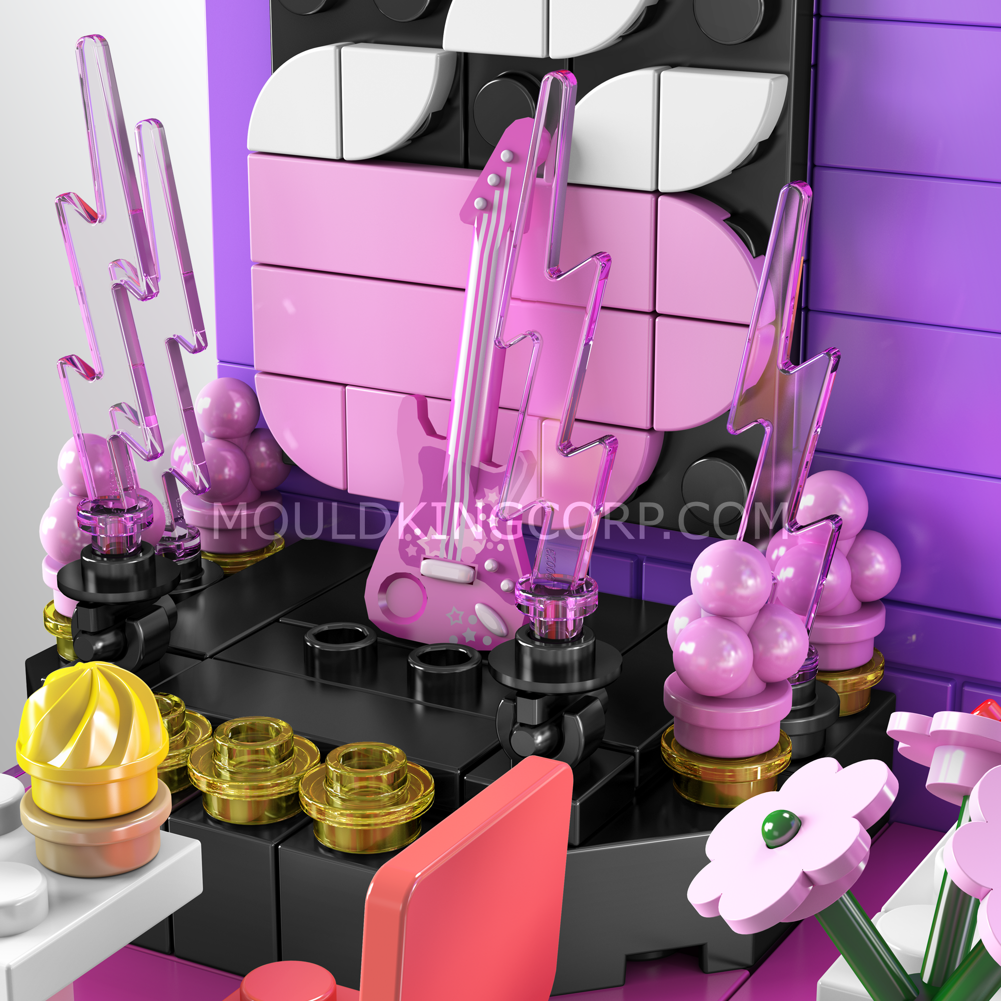 Mould King 24036 Coffee Day Building Blocks Set - 366 Pieces Creative Building Toy for Adults & Kids | Perfect for Home Decor, Office Display & DIY Gifts