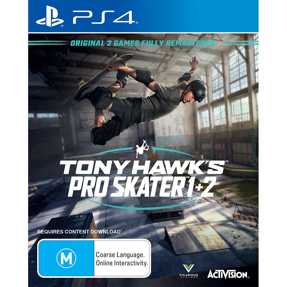 Tony Hawk's Pro Skater 1 + 2 - PlayStation 4 Game | Remastered Skateboarding Action | Perfect for Fans & Beginners | Play at Home or with Friends